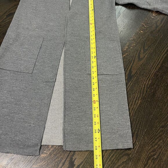 Theory Cardigan Women’s Small Armelle Evian Gray Open Front Wool Blend Sweater - Picture 6 of 8